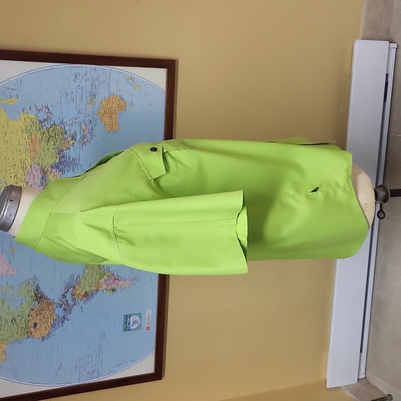 VTG Miskeen Originals Men’s Green Short Sleeve Button Up Skateboarding Shirt L - Picture 11 of 15